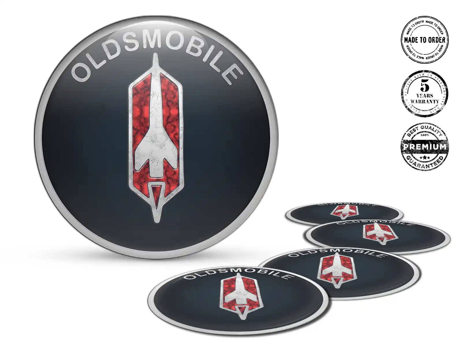 Oldsmobile Raddekoration Stil Silikon-Badge-Upgrade